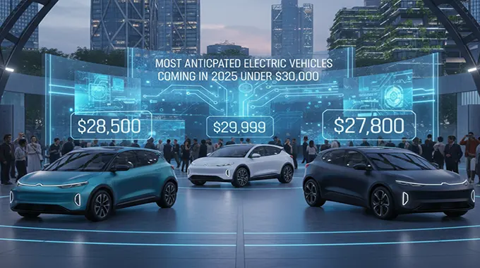 Most Anticipated Electric Vehicles Coming in 2025 Under $30,000